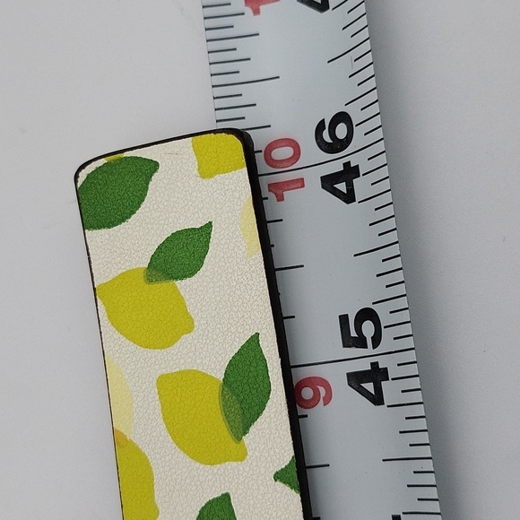 1474- Kate Spade Leather Lemon Print Fanny Pack Women's Belt Size L/XL NWT - Picture 11 of 12